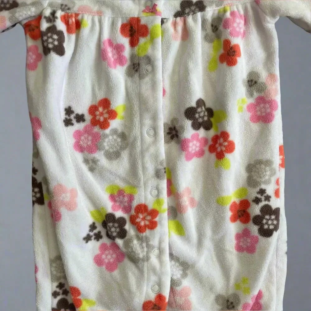 6 Months Infants Floral Footies